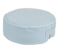 KraftKids Pouf en toile bleue - Coussin d'assise pour enfant - Diamètre : 40 cm - Avec micro perles en polystyrène expansé - Rembourrage avec certificat Toxproof du TÜV de Rhénanie.