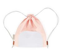 KraftKids Sac de gym avec cordon de serrage pour filles et garçons - Motif pois irréguliers - 100 % coton