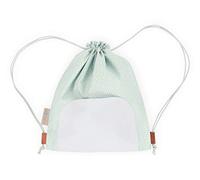 KraftKids Sac de gym avec cordon de serrage pour filles et garçons - Motif pois irréguliers - 100 % coton