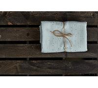 KraftKids Serviette en mousseline fabriquée à la main dans de nombreuses belles couleurs modernes 75 x 75 cm