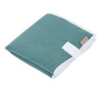 KraftKids Tapis de voyage en mousseline Bleu nil 3 couches imperméable doux éponge 100% coton