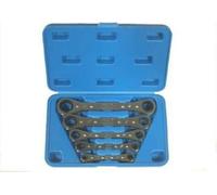 KRAFTMANN 1450 Jeu de clés mixtes à cliquet, 6x8-19x22 mm, 5 pcs.