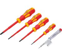 KRAFTMANN 35815 VDE Jeu de tournevis pour électricien, 5 pièces