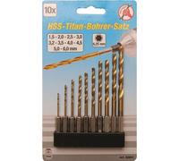 KRAFTMANN 50801 Jeu de forets HSS, titane nitruré, 10 pièces