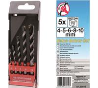 KRAFTMANN 50816 Jeu de forets à béton 5 pièces