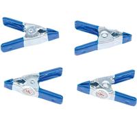 KRAFTMANN 59804 Jeu de mini-pinces à coller métalliques, 50 mm, 4 pièces