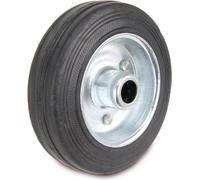 BGS Diy 80959 | Roue pleine en caoutchouc | Jantes en acier | Ø 100 mm