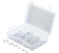 Kraftmann 88140 Assortiment Rondelles Grower, Argent, Set De 145 Pièces