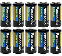 Kraftmax Lot de 10 piles au lithium CR123 / CR123A 3 V haute performance pour applications professionnelles