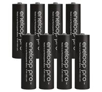 Kraftmax Panasonic Pro XX Lot de 8 Piles AA/Mignon 2550 mAh NI-Mh Haute Performance dans boîte à Piles kraftmax V5