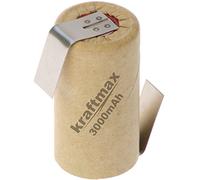 kraftmax SUB-C Lot de 5 cellules de batterie NIMH 3000 mAh / 1,2 V / NIMH - Haute performance - Avec cosse à souder en Z - Qualité industrielle