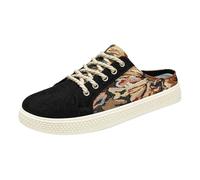 Kraftpaid Marche Dos Nu Baskets Hommes,Baskets Ouvertes ArrièRe Homme,Chaussons D'IntéRieur ExtéRieur Respirante AntidéRapant,Hommes Slip on Mule Sneakers Casual,LéGèRes,pour La Marche