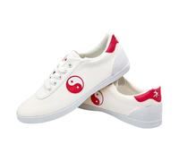 Kraftpaid Qigong Chaussures,Homme Chaussures pour Kung Fu Wushu Qi Gong,Chaussures Art Martiaux,lumière,Antidérapant,Confortable Et Doux,pour Daily Entraînement Matin des Exercices.