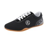 Kraftpaid Taichi Arts Martiaux Chaussures DéContractéEs,Chaussures Qi Gong Femme,Chaussures Kung Fu Canvas,Canevas,Unisexe,Respirant,AntidéRapant,pour Boxe,Kung Fu,Taichi,Enfants,Adultes