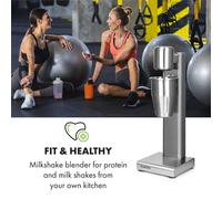 Kraftpaket Pro mixeur à milkshake et à shake protéiné 80W inox argenté