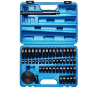 KRAFTPLUS K.267-2052 Jeu Extracteurs de roulements de roues rondelle disque à frapper Montage Démontage Décolleur de paliers 52 pcs