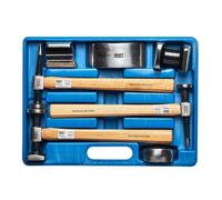 KRAFTPLUS K.872-4010 Coffret Débosselage de Carrosserie Carrossier de Voiture de bosses - Marteaux Manches en bois HICKORY - 7