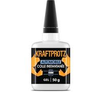 KRAFTPROTZ AUTOMOBIL 50 g Colle Super Glue épaisse Colle automobile transparente Idéal comme colle à plastique,colle à