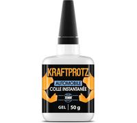 Kraftprotz Automobil 50 GColle Super Glue ÉpaisseColle Automobile TransparenteIdéal Comme Colle À Plastique,Colle À Textile,Colle À Verre,Colle À Cuir,Colle À Bois,Etc.