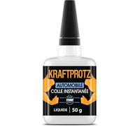 Kraftprotz Automobil 50 GColle Super Glue LiquideColle Automobile Liquide TransparenteIdéal Comme Colle À Plastique,Colle À Textile,Colle À Verre,Colle À Cuir,Etc.