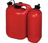 Kraftstoffdoppelkanister Inh.5,5+3l rot HDPE