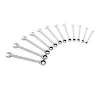 Kraftwerk 3400-54 Coffret de clés mixtes à cliquet, Clickraft, 12 pcs.