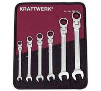 Kraftwerk 3403-51 Jeu de clés mixtes à cliquets inclinables, 6 pcs.