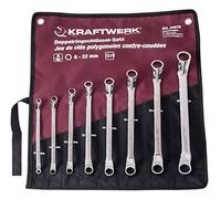 Kraftwerk 3497R Sac 8 clés Torx plat 2 fourches 6-22 mm