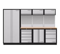 Kraftwerk 3964G Mobilier d'atelier 4 éléments MOBILIO Hêtre