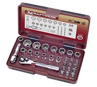Kraftwerk 4004 - Coffret douilles COMBI 1/4 pouce