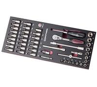 KRAFTWERK 4903-01 EVA3 Jeu de 46 douilles 1/4"