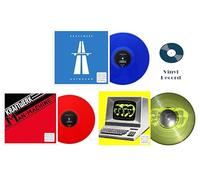 Kraftwerk - Autobahn Special Blue The Man-Machine Red The Computer World Transparent Neon Yellow Limited Coloured Album Collection by Kraftwerk 3 Pack