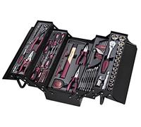 Caisse à outils KRAFTWERK avec outils 1/4 + 1/2" - 106 pièces - 206.000.000"