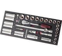 Kraftwerk Coquille de douilles 3/8 eva3 kraftwerk 32 pièces - 4903-02