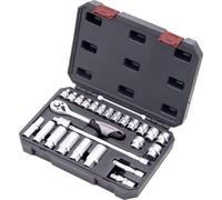 Kraftwerk Jeu de douilles, 3/8", 26 pcs.