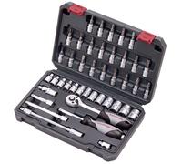 Kraftwerk Jeu de douilles universel, 1/4", 42 pcs.