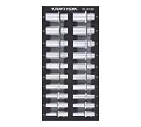 Kraftwerk Kraftwerk 1/2'' douille à six pans 20 pièces 20x40 insert Quantité:1