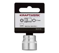Kraftwerk Kraftwerk BASIC LINE 3/8" douille à cliquet 17 mm avec crochet Quantité:1