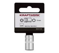 Kraftwerk Kraftwerk BASIC LINE Embout de clé à douille 1/4" 13 mm avec crochet Quantité:1