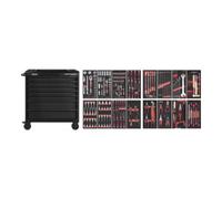 Kraftwerk Kraftwerk BT LINE Servante d'atelier BT900 7 tiroirs noir, 241 pcs. Quantité:1