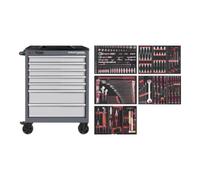 Kraftwerk Kraftwerk BT700 Chariot d'atelier, 7 tiroirs, PRO, 278 pièces Quantité:1