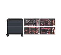 Kraftwerk Kraftwerk BT900 Chariot d'atelier, 7 tiroirs, BASIC, ant, 272 pcs. Quantité:1