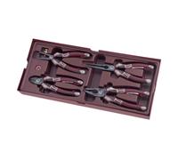 Kraftwerk Kraftwerk Ensemble de pinces industrielles en étui COMPLETO hightech, 4 pièces Quantité:1