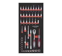 Kraftwerk Kraftwerk Jeu de douilles 1/4" 46 pièces 20x40 insert Quantité:1