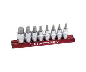Kraftwerk Kraftwerk Jeu de douilles à embout InSechsk MAGALU 1/2" 8 pièces Quantité:1