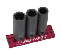 Kraftwerk Kraftwerk Jeu de douilles à frapper MAGALU 1/2", 3 pièces Quantité:1