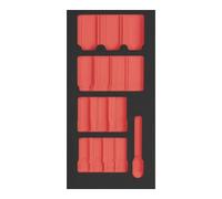Kraftwerk Kraftwerk Leere PRO LINE EVA insert pour Art. 105.401.029, 20x40 cm Quantité:1