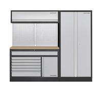 Kraftwerk Kraftwerk MOBILIO 2 pcs combo large, panneau perforé, armoire haute 2t, hêtre Quantité:1