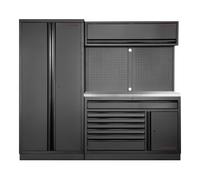 Kraftwerk Kraftwerk MOBILIO BLK 2 pcs combiné large, panneau perforé, acier inoxydable Quantité:1