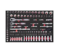 Kraftwerk Kraftwerk PRO LINE EVA Insert 1/4"+3/8"+1/2" 60x40 125-pièces Quantité:1